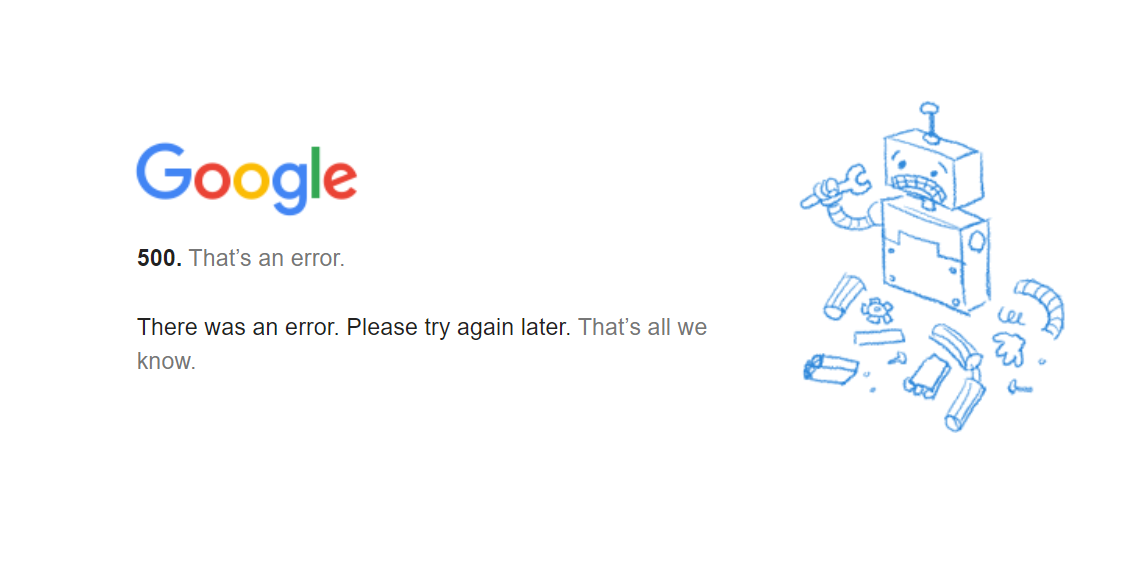 HTTP 500 Internal Server Error