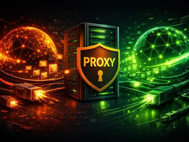 What is a proxy, and how does it differ from a VPN?