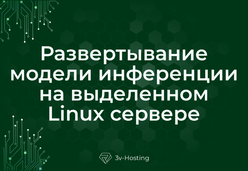 Развертывание модели инференции на выделенном Linux сервере